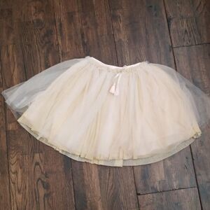 Girls Blush pink and gold  tutu skirt size 3 to 4